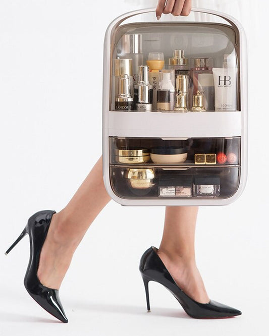 Pandora Large Hand Carry 3 Tier Cosmetic Storage Box With 3 Drawers